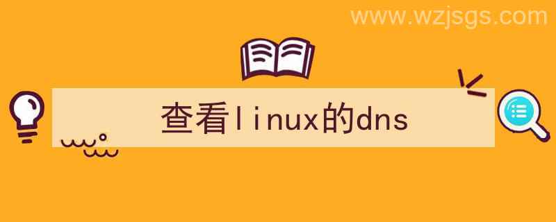 查看linux的dns配置（查看linux的dns）"/