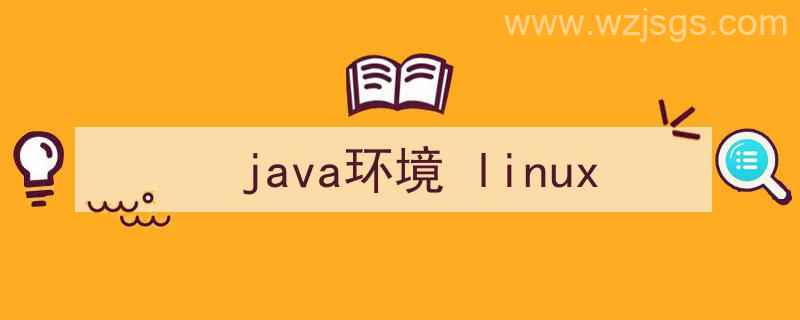 java环境linux（java环境