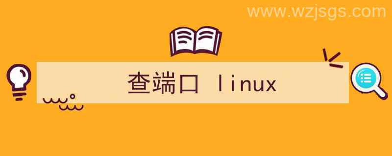 查端口linux（查端口