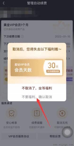 爱奇艺vip自动续费如何关闭