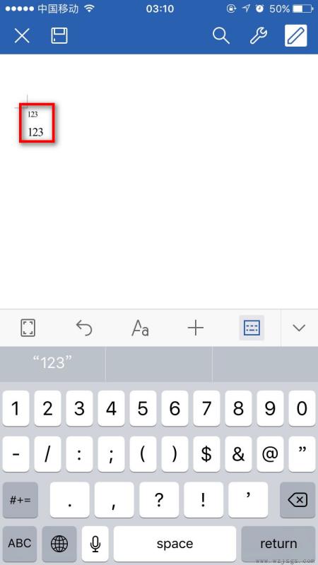 苹果手机wps怎么改字体大小