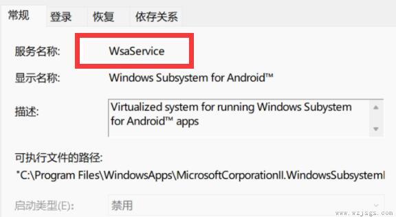 wsa启动失败解决方法