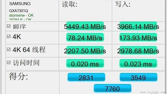 三星pm9a1读写速度介绍