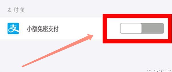 支付宝怎么取消小额免密支付