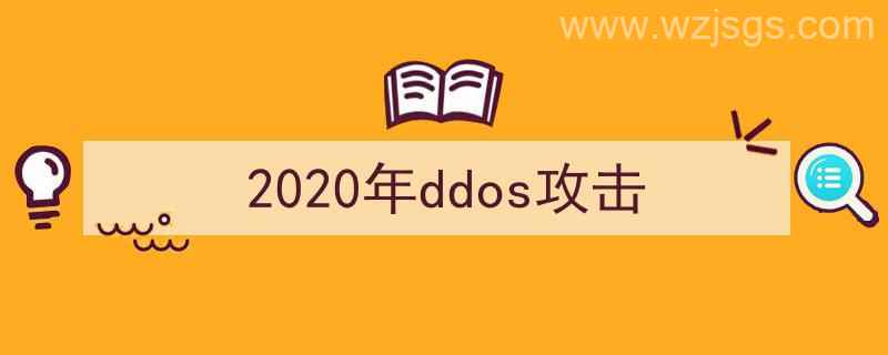 2020年黑客攻击事件（2020年ddos攻击）"/