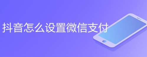 抖音怎么样恢复微信付款功能